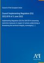 Council of the European Union, Regulation (EU) 2022/878. Blauer Hintergrund mit Verlag-Logo unten rechts.
