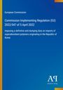 „European Commission: Regulation (EU) 2022/547, definitive anti-dumping duty on polymers from Korea.“ Blaues Design.