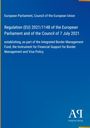 Regulation (EU) 2021/1148 des EU-Parlaments, Instrument zur finanziellen Unterstützung der Grenzverwaltung, blauer Hintergrund.