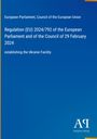 Regulation (EU) 2024/792 establishing the Ukraine Facility. Blaues Layout, Logo unten mit "Antiphon Verlag".