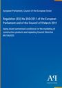 Regulation (EU) No 305/2011, harmonised marketing conditions, blauer Hintergrund, Antiphon Verlag-Logo.
