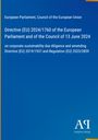 Titel über EU-Richtlinie 2024 bezüglich nachhaltiger unternehmerischer Sorgfalt. Blau mit Verlag-Logo unten.