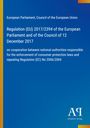 Text zu EU-Verordnung 2017/2394 über Verbraucherrecht. Blau-gelbes Design, Logo unten rechts.