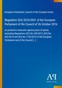 Regulation (EU) 2016/2031 über Pflanzenschutz. Blaues Design mit gelbem Rand und Verlag-Logo rechts unten.