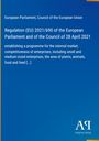 Europäisches Parlament, Rat der EU, Verordnung (EU) 2021/690 vom 28. April 2021. Logo mit "AQ Antiphon Verlag".