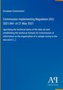 Europäische Kommission, Verordnung (EU) 2021/861 über technische Datensatzdetails. Unten rechts ein Verlag-Logo.