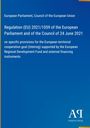 Regulation (EU) 2021/1059 über spezifische Bestimmungen zur europäischen territorialen Zusammenarbeit. Logo: Antiphon Verlag.