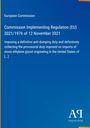 Text über EU-Verordnung zu Anti-Dumping-Zöllen auf US-Ethylen-Glykol. Unten Logo "AQ Antiphon Verlag". Blauer Hintergrund.