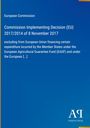 Titel: "Commission Implementing Decision (EU) 2017/2014". Blauer Hintergrund mit Verlagslogo unten rechts.