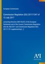 Blauer Hintergrund, gelb-orange Kante links. Titel: "Commission Regulation (EU) 2017/1347". Logo unten rechts.