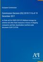 "European Commission, Commission Decision (EU) 2019/1116 of 19 December 2017." Blau mit gelbem Rand. Logo unten rechts.