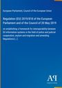Regulation (EU) 2019/818 des EU-Parlaments vom 20. Mai 2019. Blaues Cover, Logo "AP" unten.