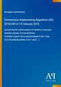 Text über EU-Verordnung zur Genehmigung von Menthol und anderen chemischen Verbindungen. Unten rechts ein Logo.