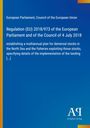 Regulation (EU) 2018/973 beschreibt einen mehrjährigen Plan zur Verwaltung von Beständen in der Nordsee. Blaues Cover.