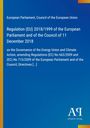Regulation (EU) 2018/1999 über die Governance der Energy Union. Blaues Cover, gelbe Details, Logo rechts unten.