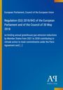 EU-Verordnung 2018/842 zur Reduzierung von Treibhausgasen. Blau und gelb mit "AQ Antiphon Verlag" Logo.