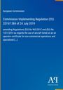 Blauer Hintergrund, Text: Europäische Kommission, Verordnung (EU) 2019/1384, Antiphon Verlag, Logo unten rechts.