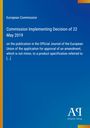 European Commission: Commission Implementing Decision of 22 May 2019, Buch