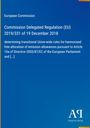 European Commission: Commission Delegated Regulation (EU) 2019/331 of 19 December 2018, Buch