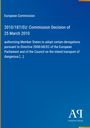 Texte: "European Commission", "2010/187/EU: Commission Decision of 25 March 2010", "Antiphon Verlag". Blaues Design.