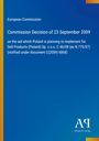 Text: Entscheidung der Kommission vom 23. September 2009 über Beihilfen in Polen für Dell Products. Blauer Hintergrund. 