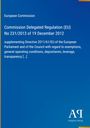 Kommissionsdelegierte Verordnung (EU) Nr. 231/2013. Blauer Hintergrund mit einem weißen, professionellen Textblock.