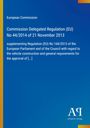 Text über EU-Verordnung von 2013. Blaue Oberfläche, gelber Streifen links. Oben links: European Commission. Unten: Antiphon Verlag.