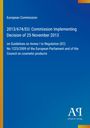 "2013/674/EU: Commission Implementing Decision of 25 November 2013" auf blauem Hintergrund mit Logo der Antiphon Verlag.