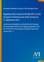 Regulation (EU, Euratom) No 883/2013, gelber Rand, blaue Fläche, Logo rechts unten.