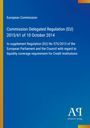 Titel: "Commission Delegated Regulation (EU) 2015/61". Blau mit orangem Rand. Logo: "AR Antiphon Verlag".