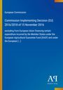 Covertext: Entscheidung 2016/2018 der EU-Kommission vom 15. November 2016, Ausschluss bestimmter EU-Finanzierungen.