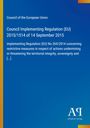 Text: "Council of the European Union. Council Implementing Regulation (EU) 2015/1514 of 14 September 2015." Blaues Design.