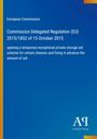 Titel: „Commission Delegated Regulation (EU) 2015/1852 of 15 October 2015“. Blauer Hintergrund, rechter Verlagsname.