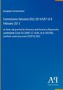Text: "European Commission Decision (EU) 2015/657, 5 February 2013" über Beihilfen an die Bayerische Landesbank. Logo rechts unten.