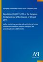 Titel: Regulation (EU) 2015/757 zur Überwachung von CO2-Emissionen. Blaues Design, Logo unten rechts.