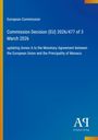 Commission Decision (EU) 2026/477, Blaues Layout, EU-Logo links oben, Verlag unten rechts.