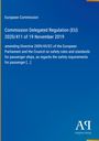 Commission Delegated Regulation (EU) 2020/411. Blaues Cover, "European Commission", "Antiphon Verlag".