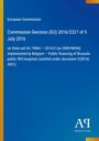Titeltext: "Commission Decision (EU) 2016/2327 of 5 July 2016", blaue Hintergrundfarbe, rechts Logo "AR Antiphon Verlag".