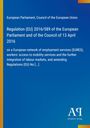 Titel: Regulation (EU) 2016/589. Blaues Cover, links gelber Streifen, unten Logo "Antiphon Verlag".