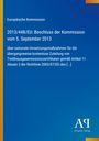 Europäische Kommission: 2013/448/EU: Beschluss der Kommission vom 5. September 2013, Buch