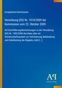 Europäische Kommission: Verordnung (EG) Nr. 1010/2009 der Kommission vom 22. Oktober 2009, Buch