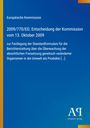 Europäische Kommission: 2009/770/EG: Entscheidung der Kommission vom 13. Oktober 2009, Buch