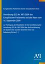 Oben steht: "Europäisches Parlament, Rat der Europäischen Union". Darunter Verordnungstext vor blauem Hintergrund.
