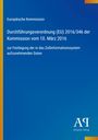 Europäische Kommission: Durchführungsverordnung (EU) 2016/346 der Kommission vom 10. März 2016, Buch