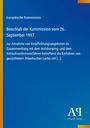 Europäische Kommission: Beschluß der Kommission vom 26. September 1997, Buch