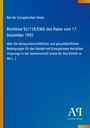 Ein blau-gelbes Titelblatt mit folgendem Text: Rat der Europäischen Union, Richtlinie 92/118/EWG, 17. Dezember 1992.