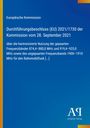 Text über EU-Kommissionsbeschluss zur Frequenznutzung. Blauer Hintergrund, links gelber Streifen, Logo unten rechts.