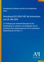 Europäische Verordnung, EU 2024/1487, 29. Mai 2024. Blaues Design mit gelben und orangen Streifen. Antiphon Verlag Logo.