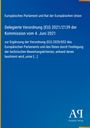 Europäische Verordnung zur Ergänzung technischer Kriterien, blauer Hintergrund, Logo und "Antiphon Verlag" unten.