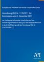 „Verordnung (EU) Nr. 1178/2011 der Kommission vom 3. November 2011“ auf blauem Hintergrund, Verlagssignet unten.